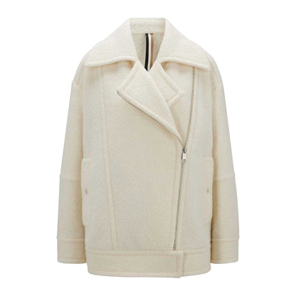 White - Front - Boss Womens-Ladies C_Jafea Jacket