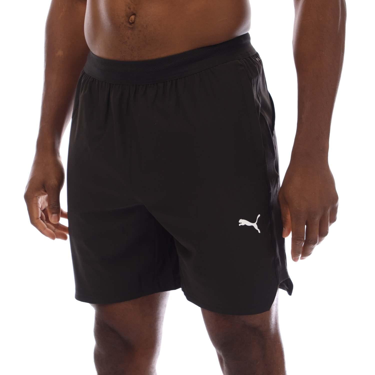 Black - Front - Puma Mens Fuse Stretch Shorts