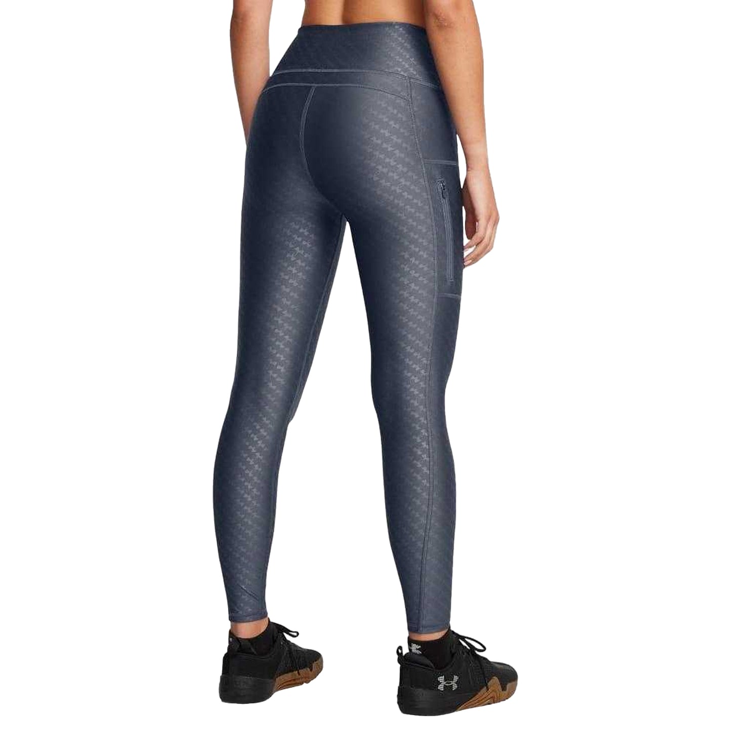 Grey - Lifestyle - Under Armour Womens-Ladies Embossed Leggings