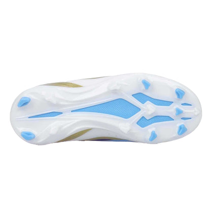 Blue - Lifestyle - Adidas Childrens-Kids X Crazyfast Messi League Firm Ground Football Boots