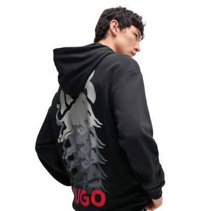Black - Lifestyle - Hugo Mens Dynamic Branding Racing Bulls Hoodie