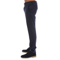 Dark Blue - Side - Hugo Mens Getlin212X Trousers