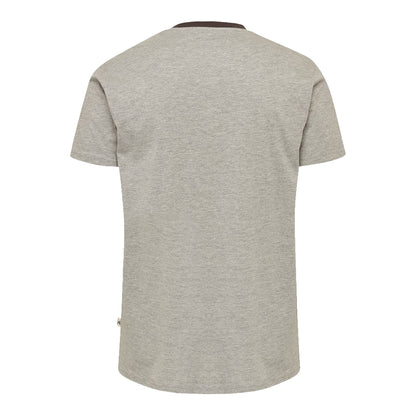 Grey - Back - Hummel Mens Core XK Poly T-Shirt
