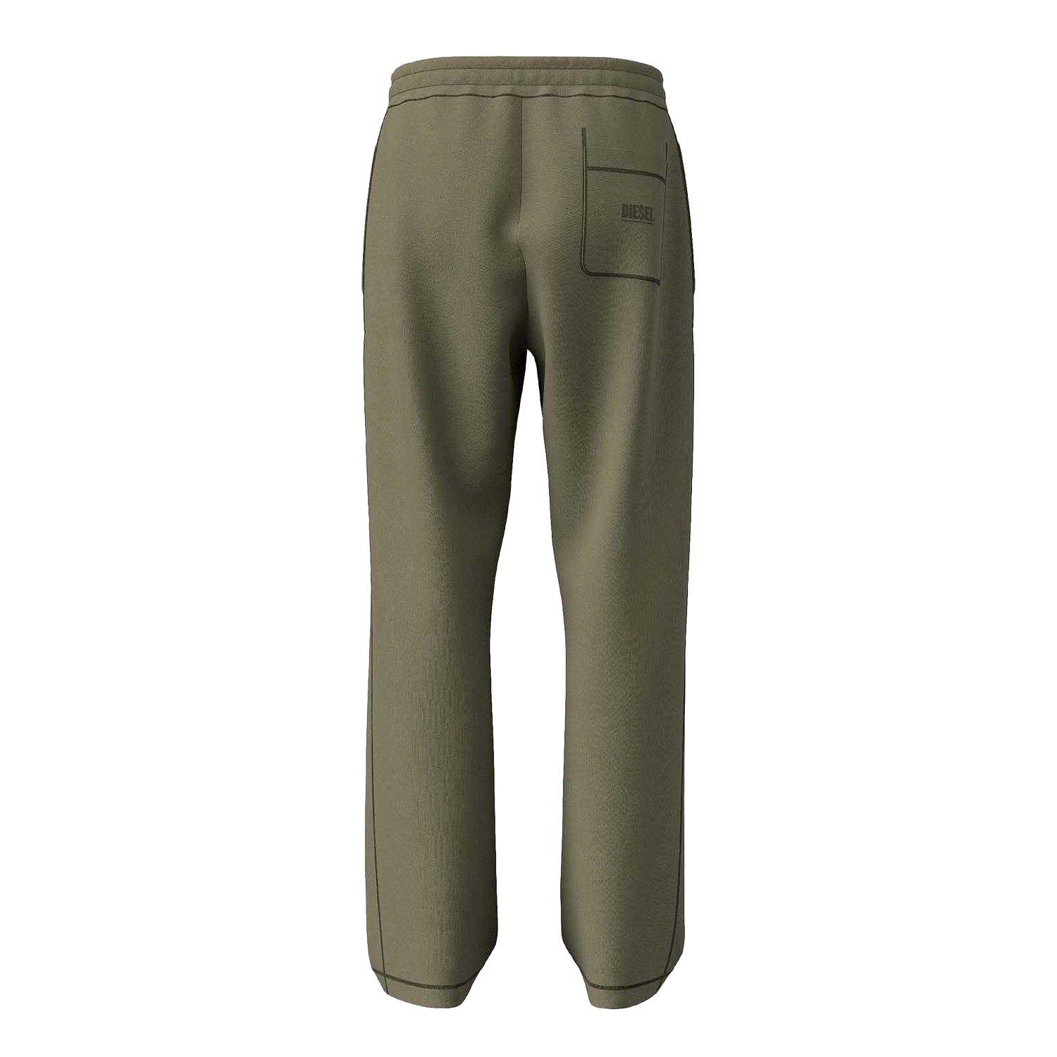 Khaki Green - Lifestyle - Diesel Mens Umset-Aramis-H Hooded Long Pyjama Set