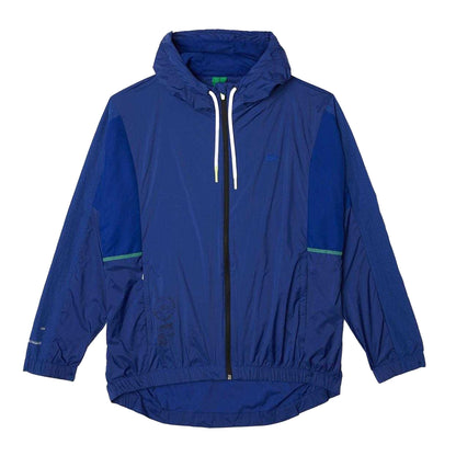 Blue - Front - Lacoste Mens Colour Block Windbreaker