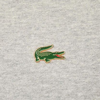 Grey - Side - Lacoste Womens-Ladies Live Oversized Hoodie