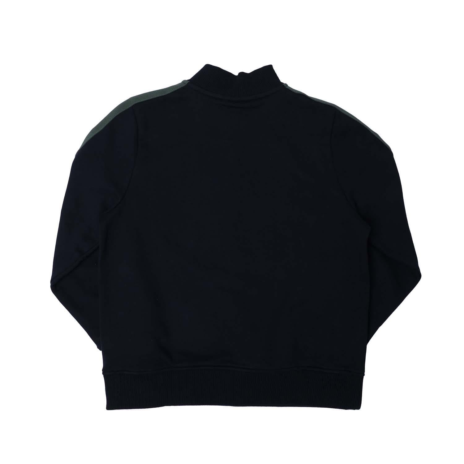 Blue - Back - Lacoste Childrens-Kids Cotton Standing Collar Sweatshirt