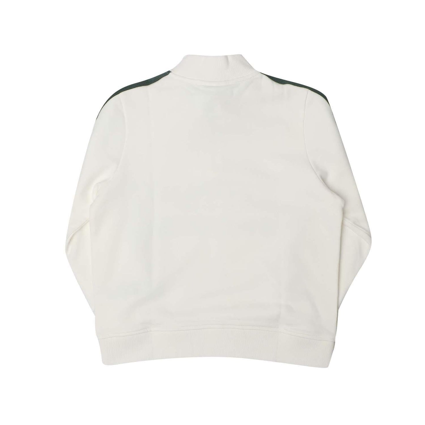 White - Back - Lacoste Childrens-Kids Cotton Standing Collar Sweatshirt