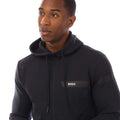 Dark Blue - Side - Hugo Boss Mens Saggy Full Zip Hoodie