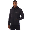 Dark Blue - Front - Hugo Boss Mens Saggy Full Zip Hoodie