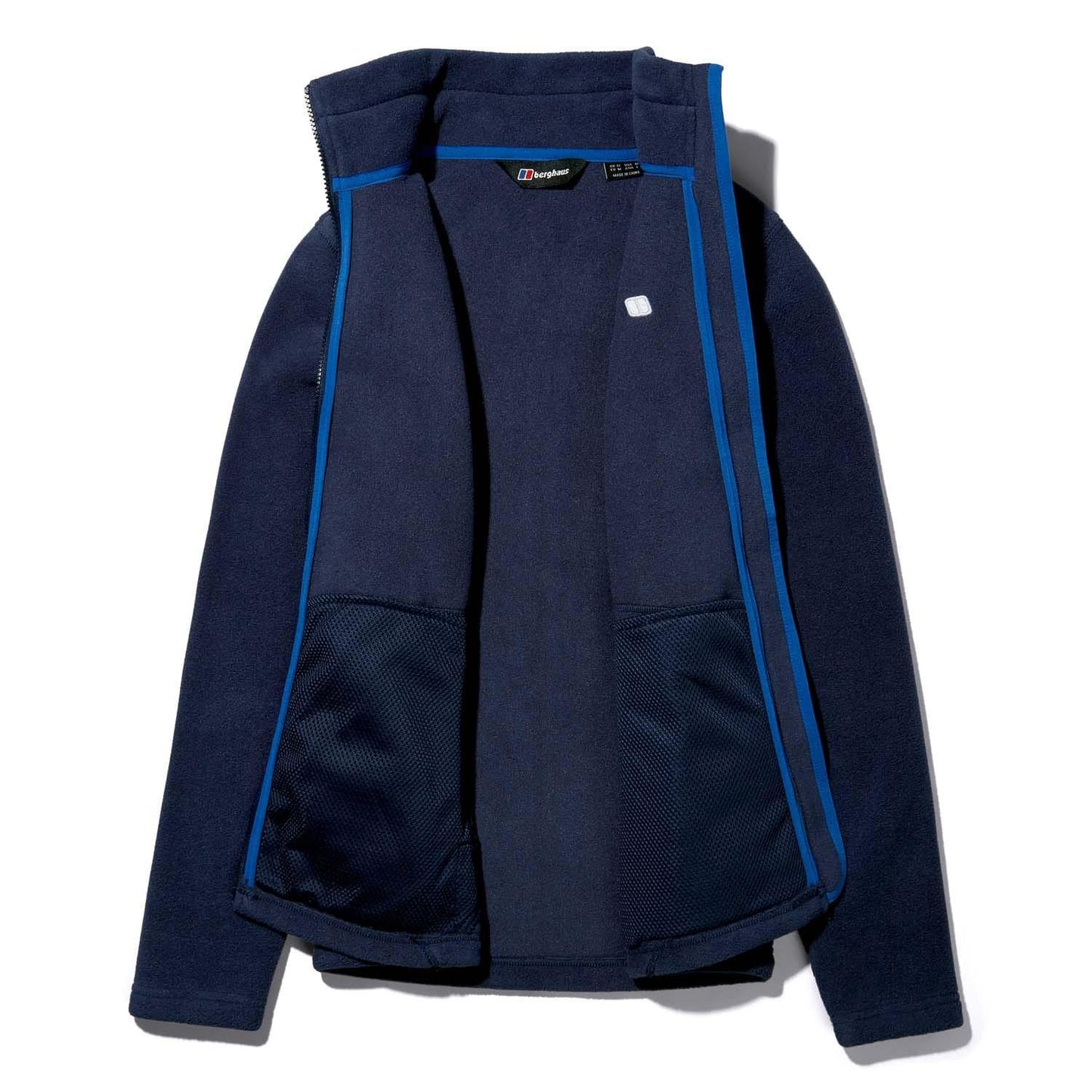 Dark Blue - Side - Berghaus Womens-Ladies InterActive Prism Polartech Fleece Jacket