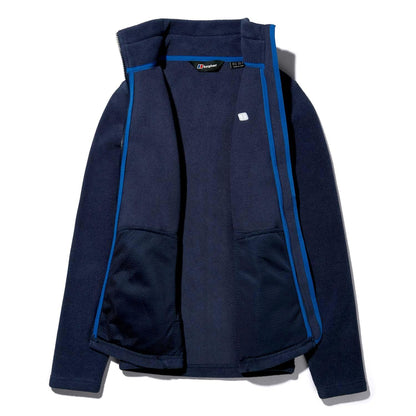 Dark Blue - Side - Berghaus Womens-Ladies InterActive Prism Polartech Fleece Jacket
