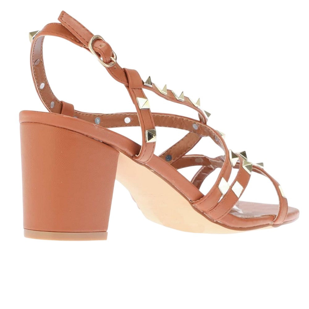 Brown - Back - No Doubt Womens-Ladies Strappy Sandals