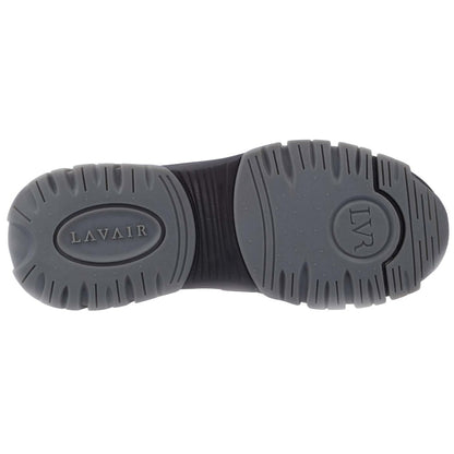 Black - Side - Lavair Mens Pacific 2.0 Leather Trainers