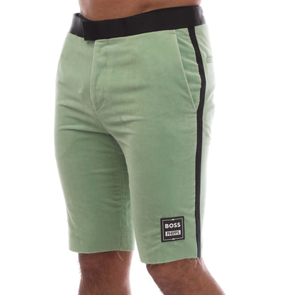 Green - Side - Boss Mens Pinnacle Shorts