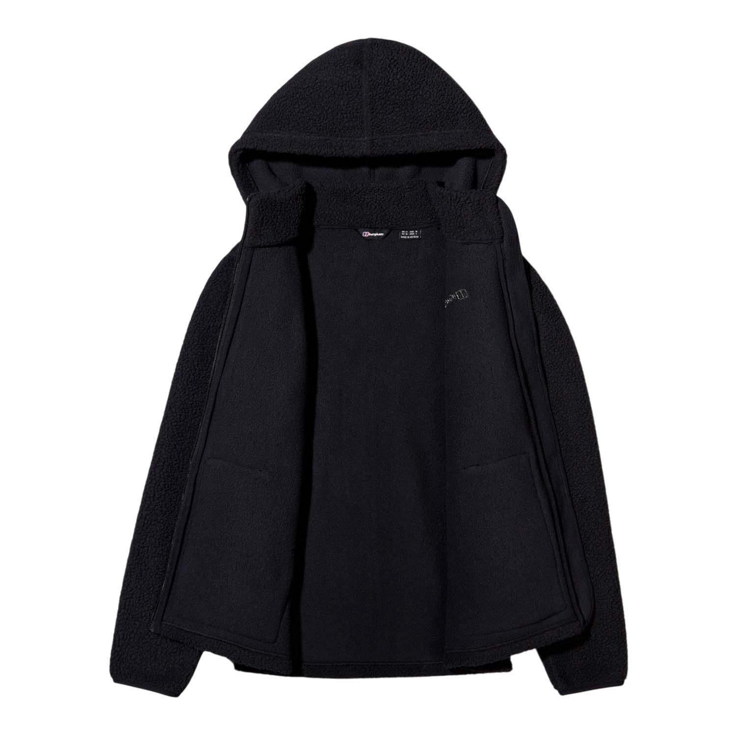 Black - Side - Berghaus Mens Darria Full Zip Hoodie