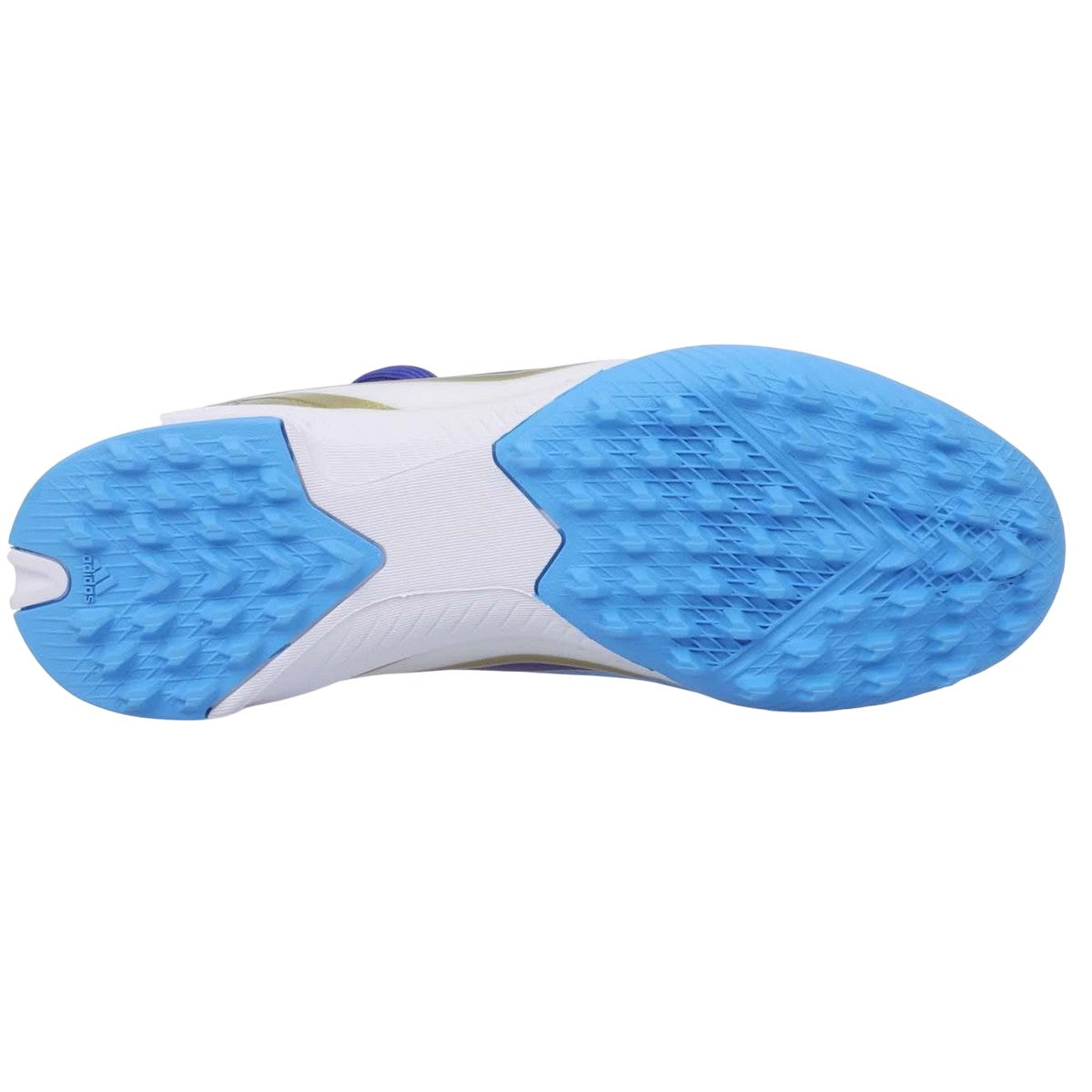 Blue - Side - Adidas Childrens-Kids X Crazyfast Messi League Football Boots