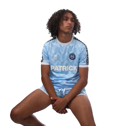Blue - Side - Patrick Unisex Adult Terry Football Shirt