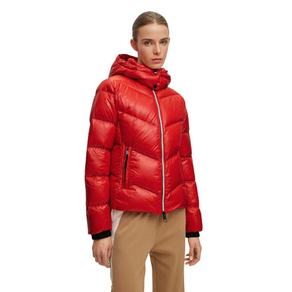Red - Pack Shot - Boss Womens-Ladies Pepule2 Jacket
