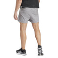 Grey - Back - Adidas Mens D4T Pro Series Adistrong Workout Shorts
