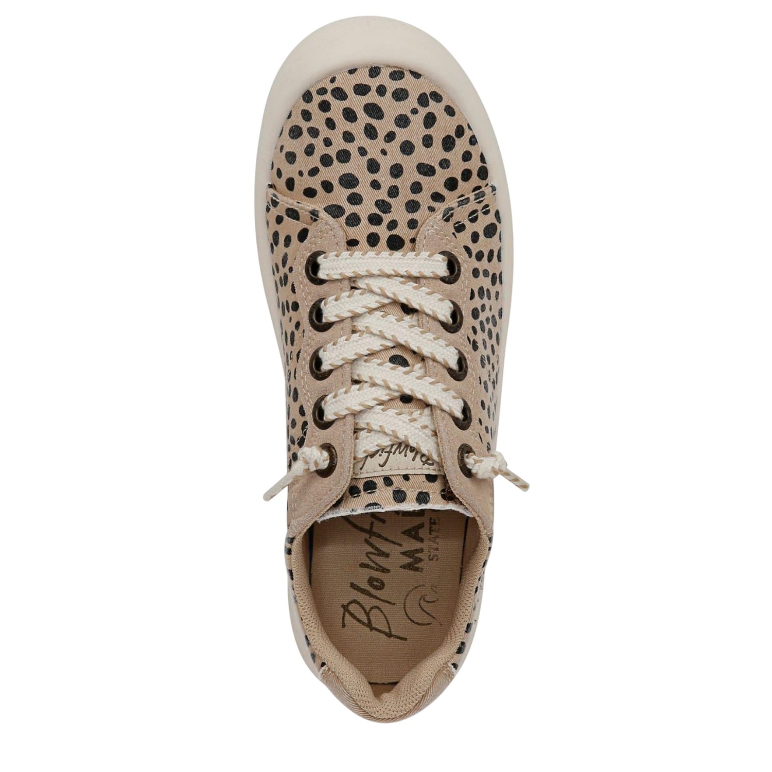 Brown - Pack Shot - Blowfish Malibu Womens-Ladies Boardwalk Slip-on Trainers