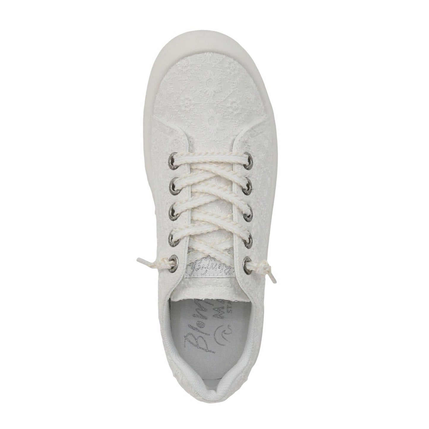 White - Lifestyle - Blowfish Malibu Womens-Ladies Boardwalk Slip-on Trainers