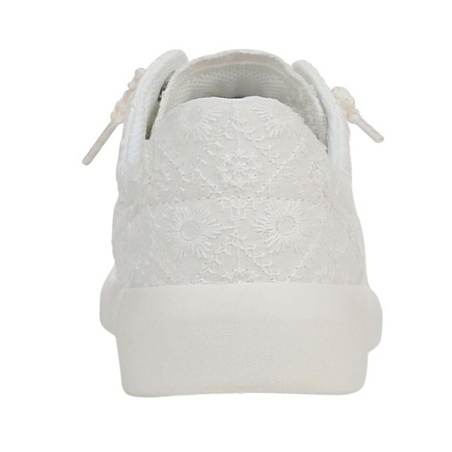 White - Back - Blowfish Malibu Womens-Ladies Boardwalk Slip-on Trainers