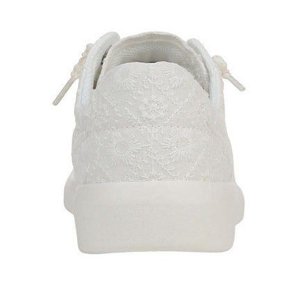 White - Back - Blowfish Malibu Womens-Ladies Boardwalk Slip-on Trainers