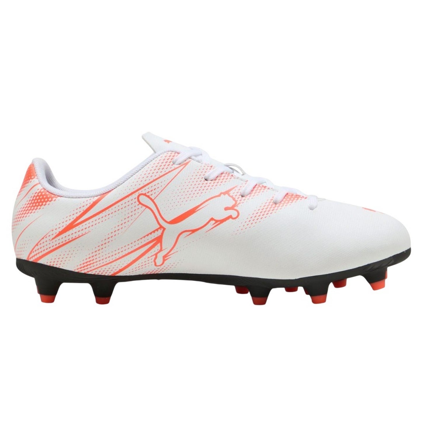 White - Back - Puma Childrens-Kids Attacanto FG-AG Football Boots