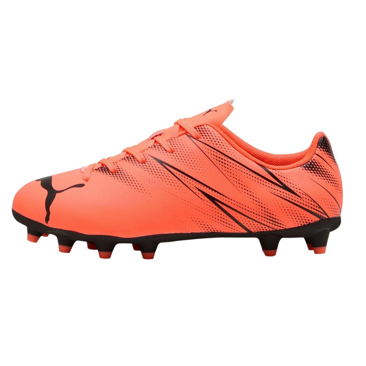 Red - Side - Puma Childrens-Kids Attacanto FG-AG Football Boots