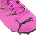Pink - Side - Puma Childrens-Kids Attacanto FG-AG Football Boots