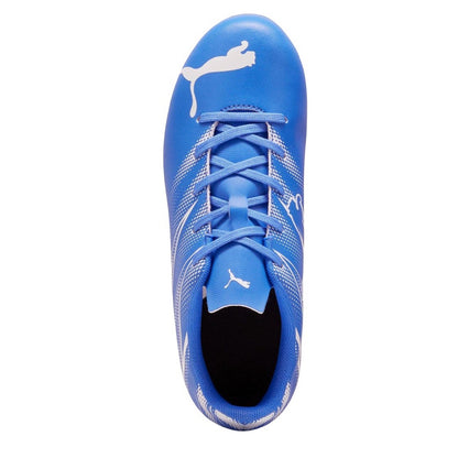 Blue - Pack Shot - Puma Childrens-Kids Attacanto FG-AG Football Boots