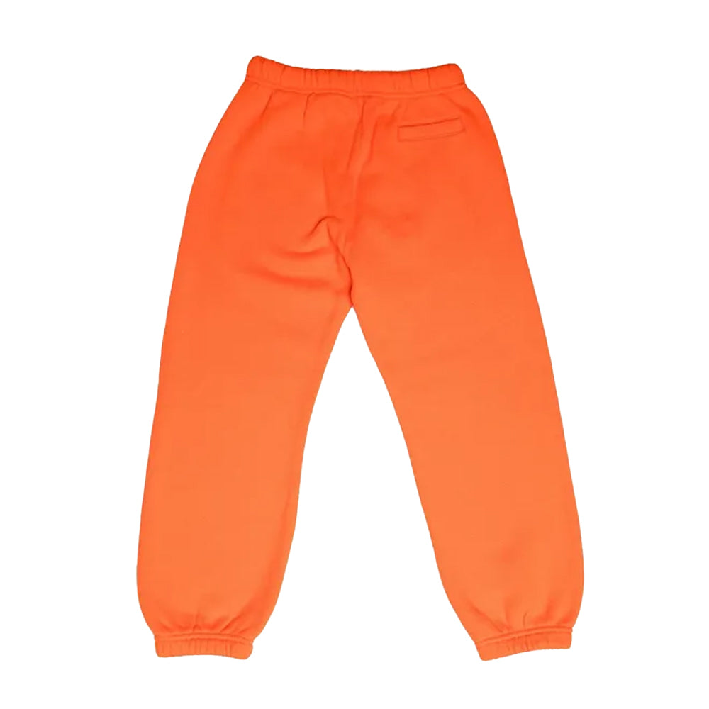 Orange-White - Back - Palm Angels Childrens-Kids Logo Jogging Bottoms