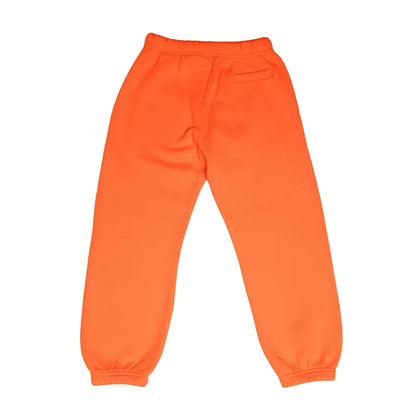 Orange-White - Back - Palm Angels Childrens-Kids Logo Jogging Bottoms