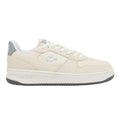 White-Grey - Side - Lacoste Womens-Ladies Leather Trainers