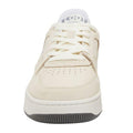 White-Grey - Lifestyle - Lacoste Womens-Ladies Leather Trainers
