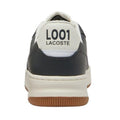 Grey - Pack Shot - Lacoste Womens-Ladies Leather Trainers
