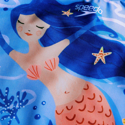 Blue-Pink - Pack Shot - Speedo Girls Placement 1 One Piece Swimsuit