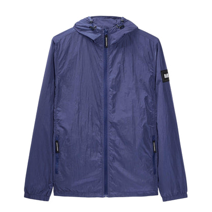 Navy - Front - Weekend Offender Mens Technician Face Mash Jacket