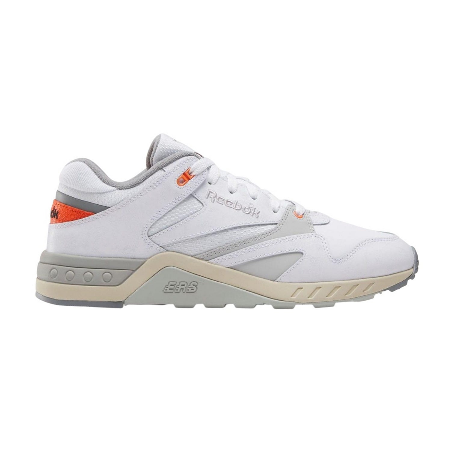 White-Grey - Side - Reebok Unisex Adult ERS 4000 Leather Trainers