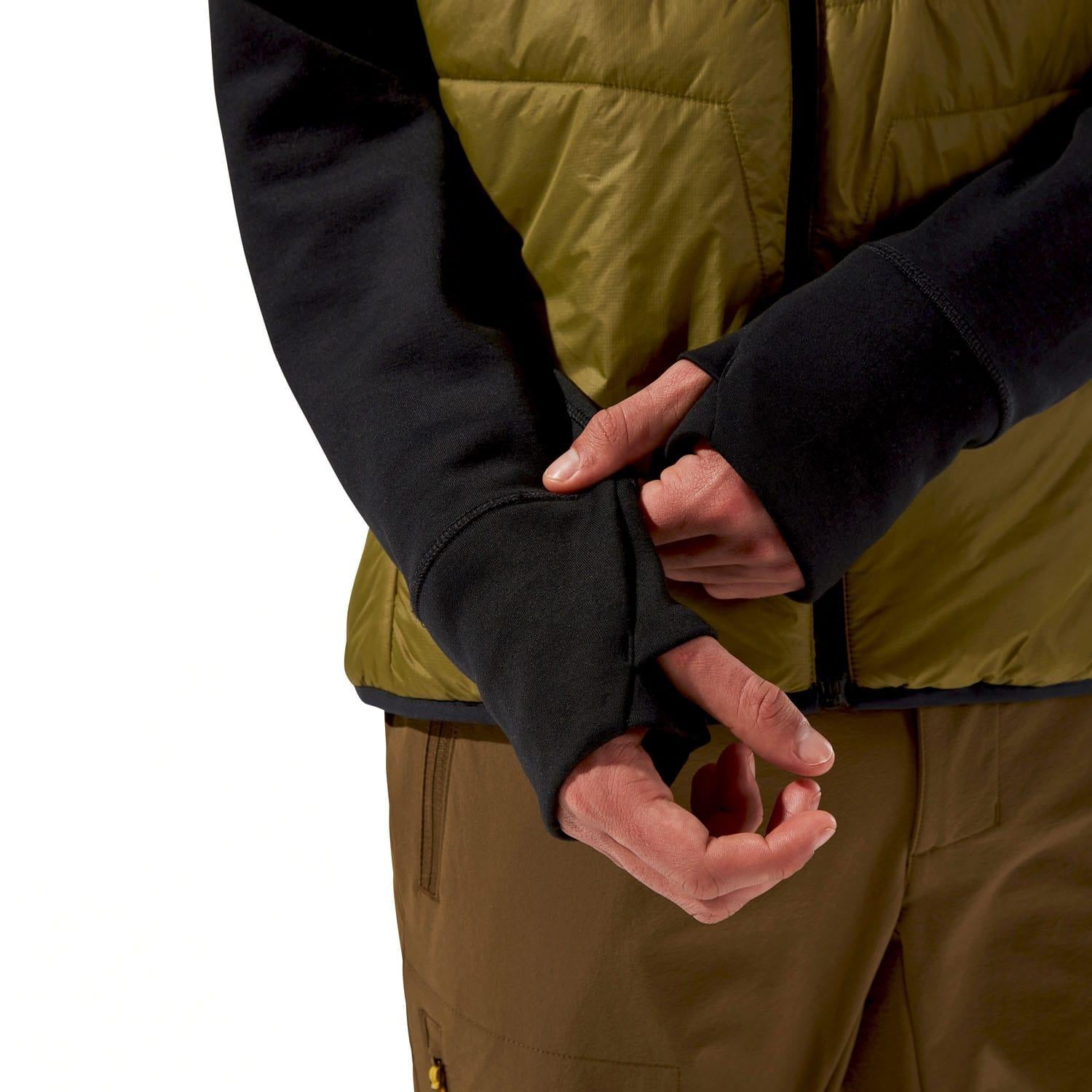 Green-Black - Pack Shot - Berghaus Mens Trawden Hybrid Jacket