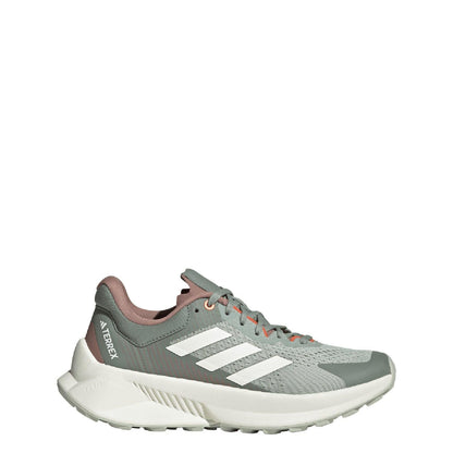 Green - Back - Adidas Mens Terrex Soulstride Trail Flow Running Shoes