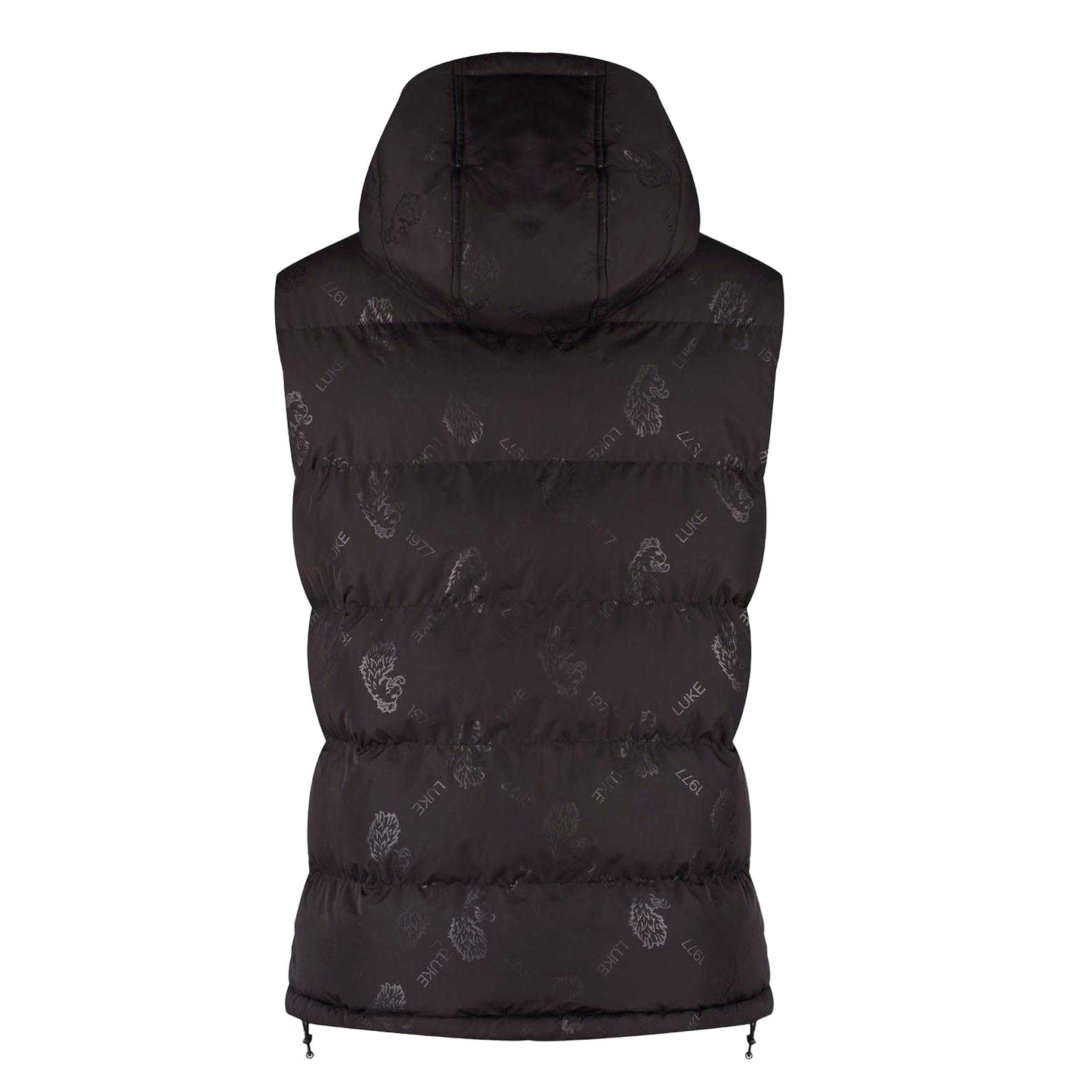 Black - Back - Luke 1977 Mens Egrit Quilted Gilet