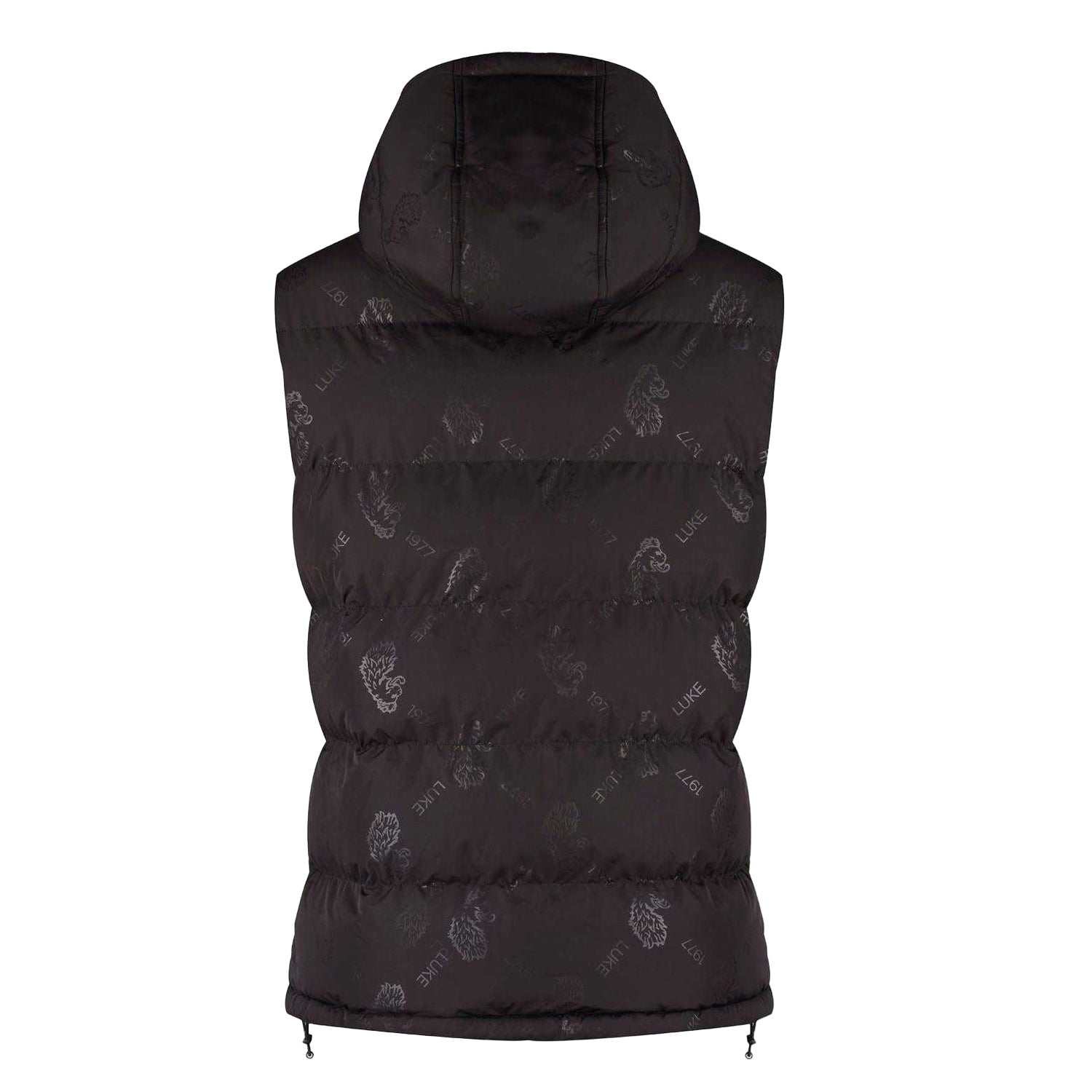 Black - Back - Luke 1977 Mens Egrit Quilted Gilet