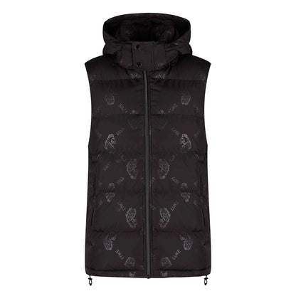 Black - Front - Luke 1977 Mens Egrit Quilted Gilet