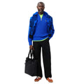 Blue - Lifestyle - Lacoste Mens Zipper Carded Wool High-Neck Jumper