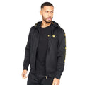 Black - Side - Crosshatch Mens Trackside Tracksuit