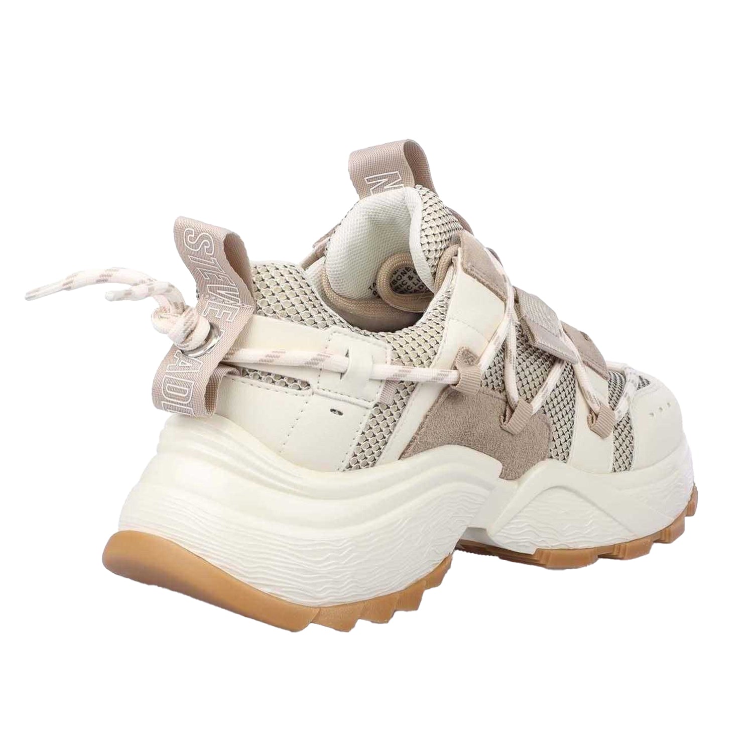 Tan - Pack Shot - Steve Madden Womens-Ladies Tazmania Trainers