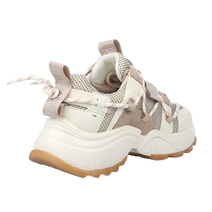 Tan - Pack Shot - Steve Madden Womens-Ladies Tazmania Trainers
