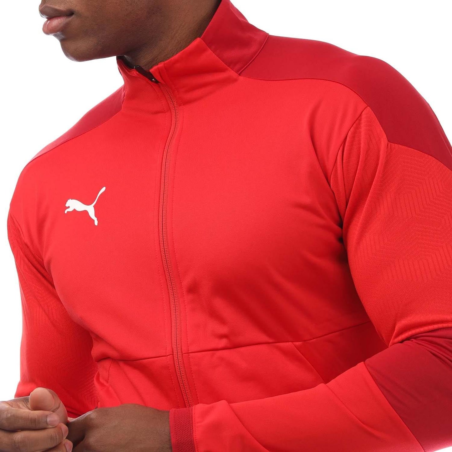 Red - Side - Puma Mens Final Training Jacket
